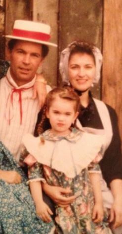 Franklin Thomas Fox with his ex-wife, Gloria Darlene Fox, and daughter, Megan Fox.